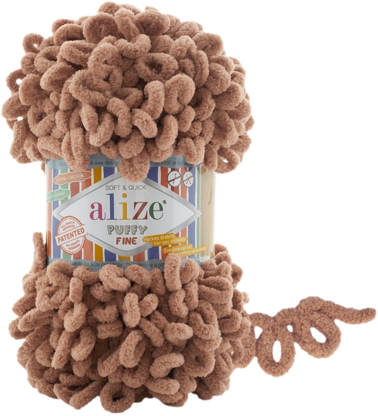 Fios para tricotar Alize Puffy Fine 261