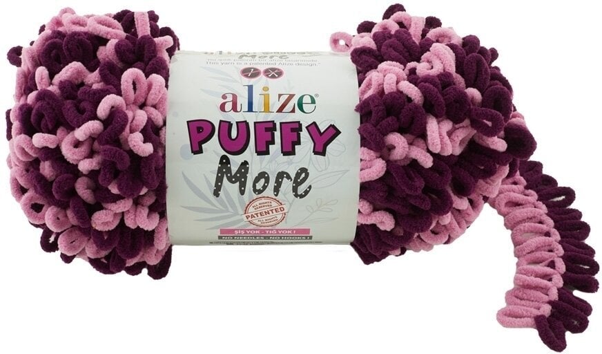 Fil à tricoter Alize Puffy More 6278 Fil à tricoter
