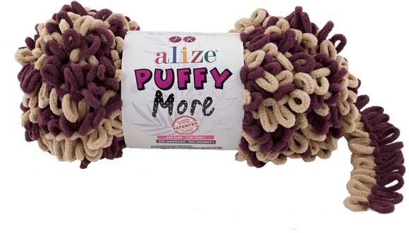 Pređa za pletenje Alize Puffy More 6296 - 1