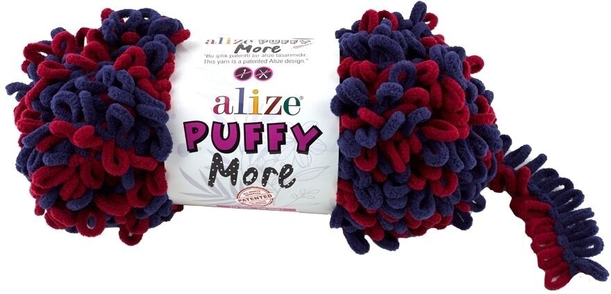 Fios para tricotar Alize Puffy More 6268