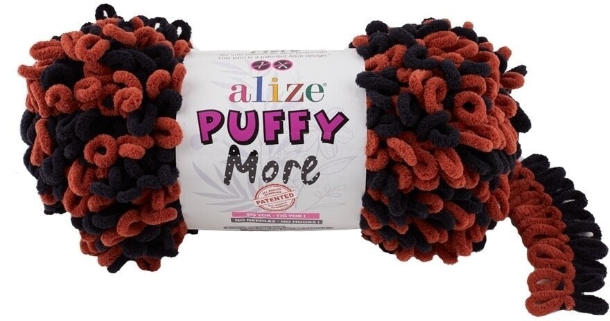 Fios para tricotar Alize Puffy More 6262 Fios para tricotar