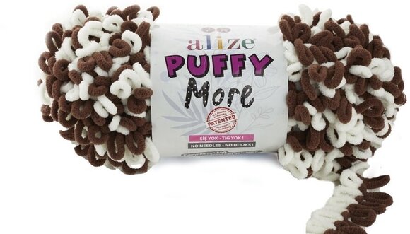 Fios para tricotar Alize Puffy More 6288 - 1