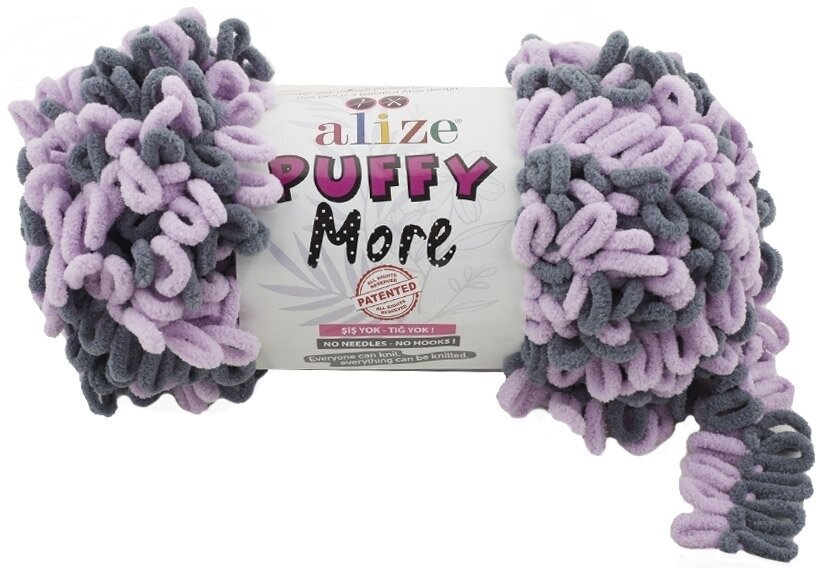 Fios para tricotar Alize Puffy More 6285 Fios para tricotar