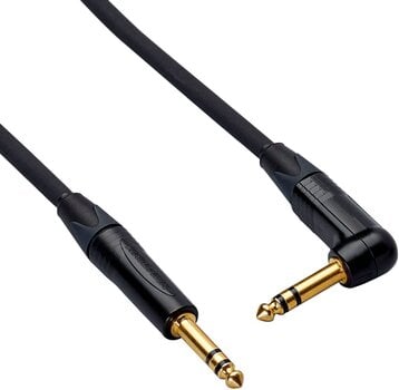 Instrument Cable Bespeco AHSP100 Black 1 m Straight - Angled - 1