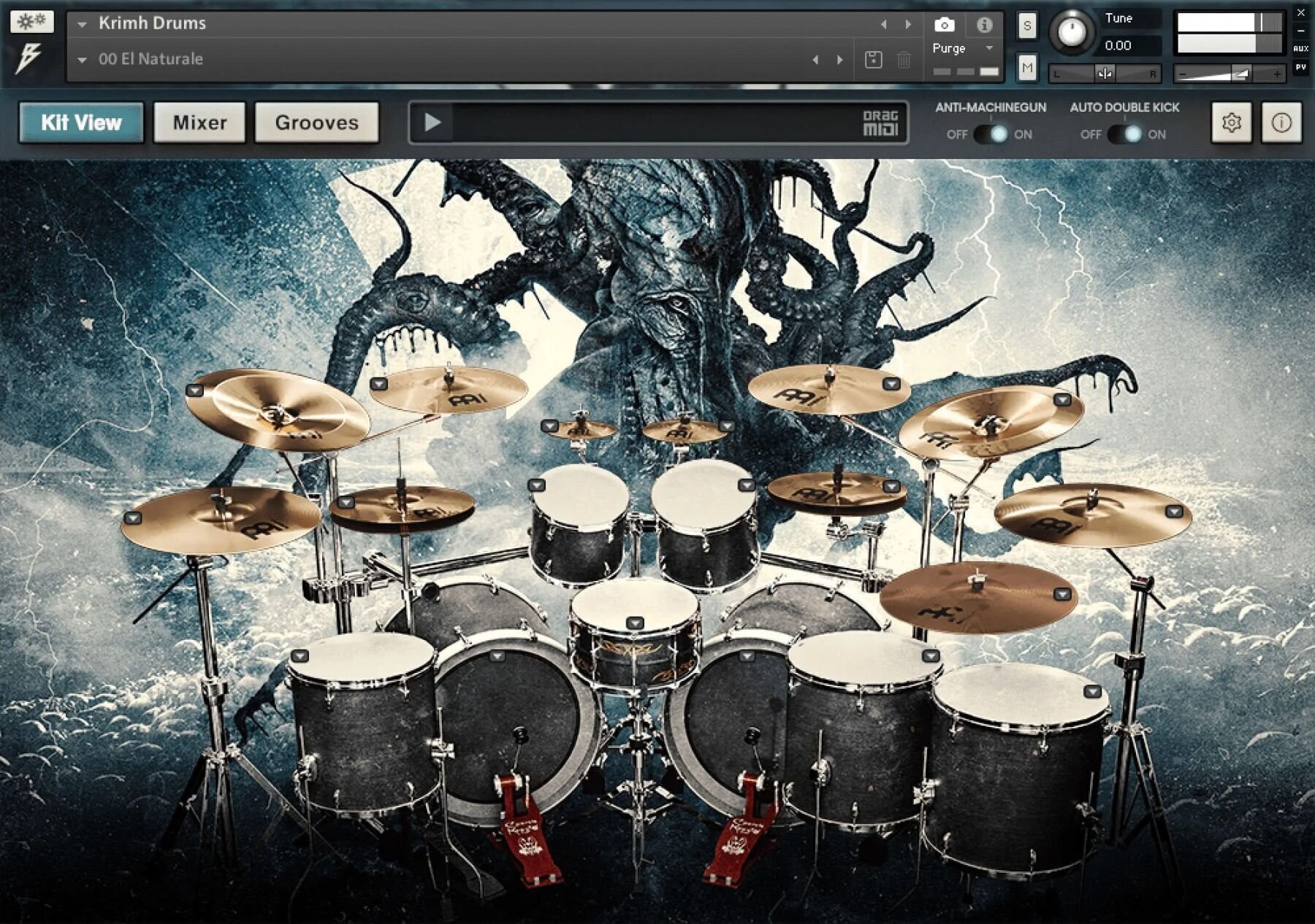 Software de estúdio de instrumentos VST Bogren Digital Krimh Drums (Produto digital)