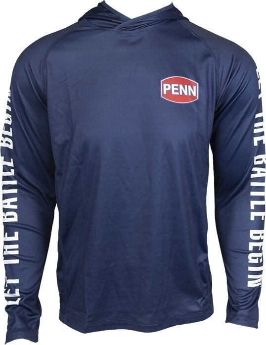 Camiseta de manga corta Penn Camiseta de manga corta Pro Hooded Jersey Marine Blue 2XL
