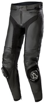 Кожени панталони Alpinestars Missile V3 Leather Pants Black/Black 52 Кожени панталони - 1