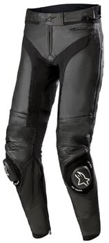 Pantaloni din piele Alpinestars Missile V3 Leather Pants Negru/Negru 54 Pantaloni din piele - 1