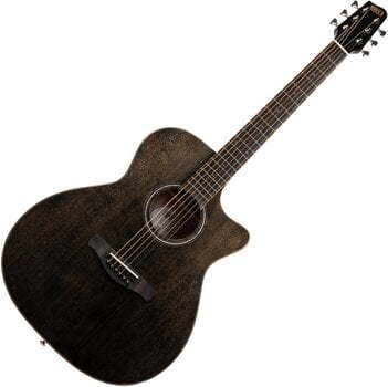 Guitarra jumbo Henry's HEGADBK Daily - Gad1 Black - 1
