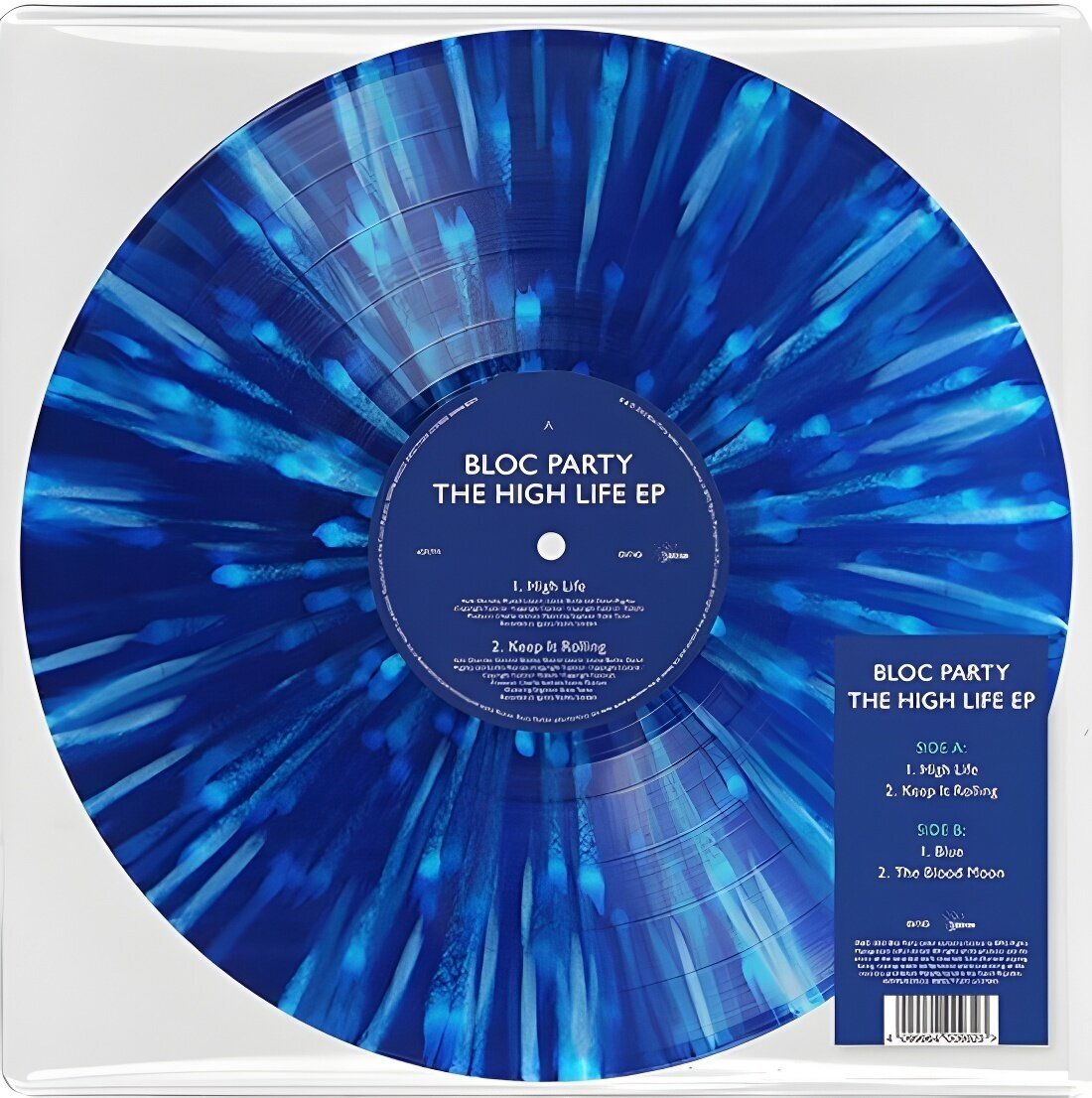 Vinyl Record Bloc Party - The High Life Ep (Blue Splatter) (Rsd 2024) (LP)