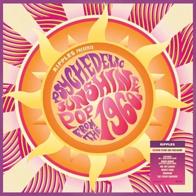 Vinyl Record Various Artists - Ripples Presents: Psychedelic Sunshine Pop From The 1960's (RSD 2024) (2 LP)