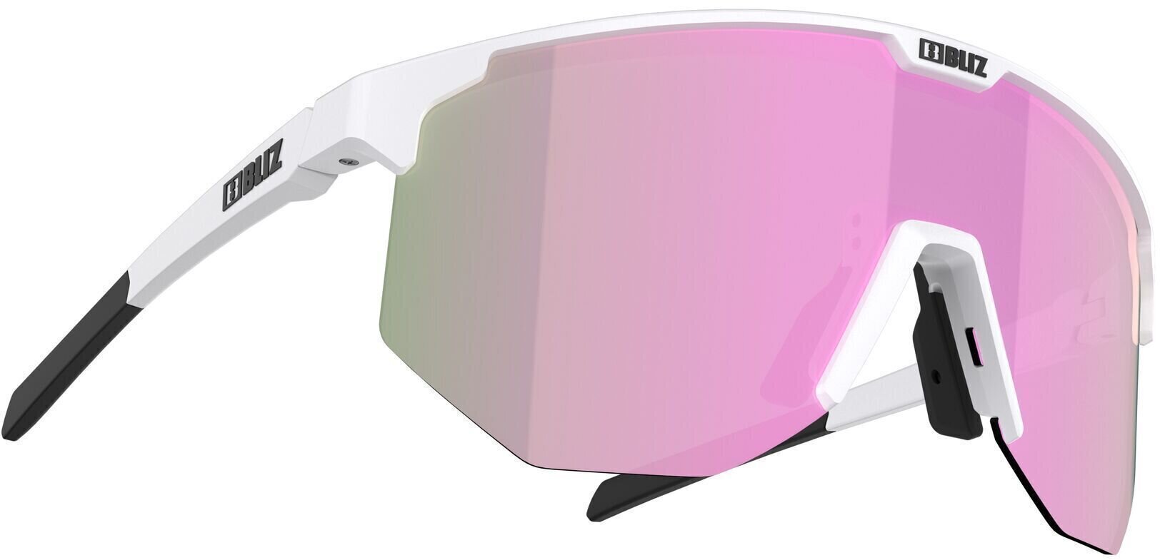 Cykelbriller Bliz Hero 52310-04 Matt White/Brown w Pink Multi Cykelbriller