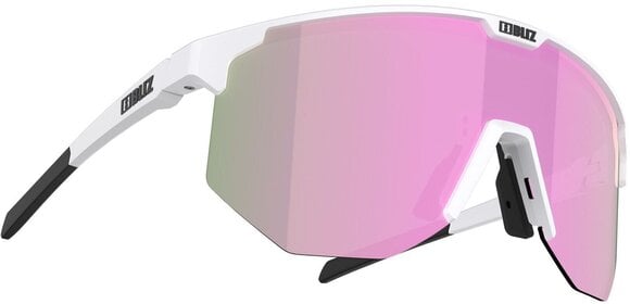 Óculos de ciclismo Bliz Hero 52310-04 Matt White/Brown w Pink Multi Óculos de ciclismo - 1