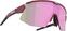 Cyklistické okuliare Bliz Breeze Small 52212-44 Matt Burgundy/Brown w Rose Multi plus Spare lens Pink Cyklistické okuliare