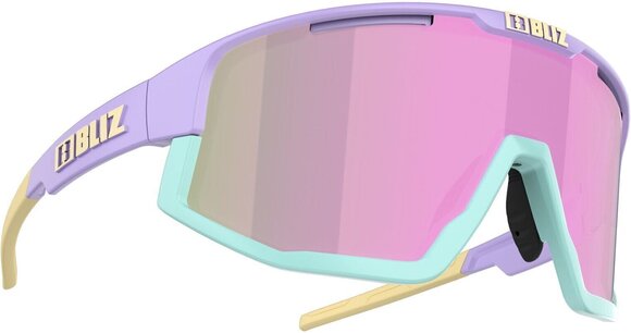 Cycling Glasses Bliz Fusion Small 52413-34 Matt Pastel Purple/Brown w Pink Multi Cycling Glasses - 1