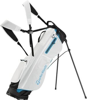 Golf Bag TaylorMade Flextech Superlite Ivory/Black/Blue Golf Bag - 1