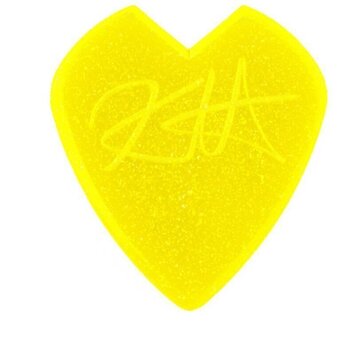 Plektra Dunlop 47RKH3NYS Kirk Hammett Yellow Sparkle Jazz III Plektra - 1