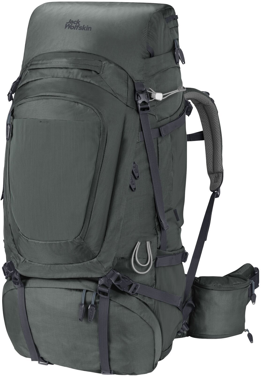 Outdoor Backpack Jack Wolfskin Denali 75+10 Men Slate Green M-XL Outdoor Backpack