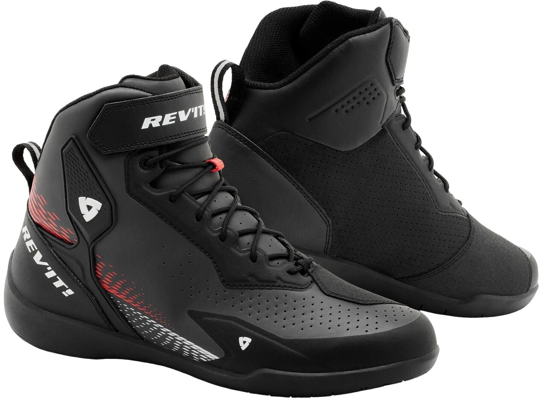 Botas de motociclismo Rev'it! Shoes G-Force 2 Black/Neon Red 39 Botas de motociclismo