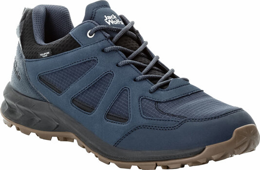 Mens Outdoor Shoes Jack Wolfskin Woodland 2 Texapore Low M Night Blue 41 Mens Outdoor Shoes - 1