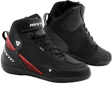 Botas de motociclismo Rev'it! Shoes G-Force 2 H2O Black/Neon Red 40 Botas de motociclismo - 1