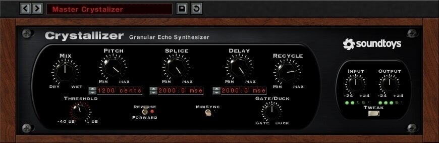 Studio software plug-in effect SoundToys Crystallizer 5 (Digitaal product)