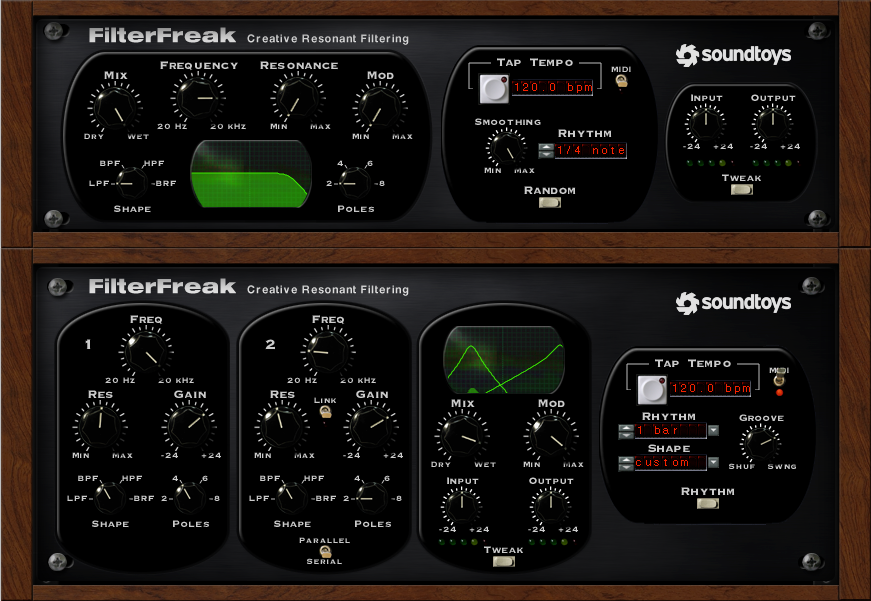 Štúdiový softwarový Plug-In efekt SoundToys FilterFreak 5 (Digitálny produkt)