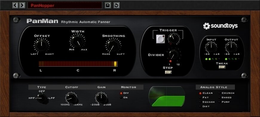 Εφέ FX Plug-In λογισμικού στούντιο SoundToys PanMan 5 (Ψηφιακό προϊόν)