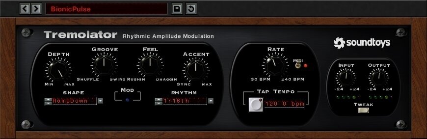 Studio software plug-in effect SoundToys Tremolator 5 (Digitaal product)