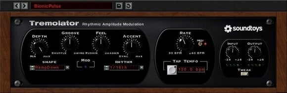 Εφέ FX Plug-In λογισμικού στούντιο SoundToys Tremolator 5 (Ψηφιακό προϊόν) - 1