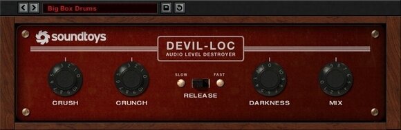 Štúdiový softwarový Plug-In efekt SoundToys Devil-Loc Deluxe 5 (Digitálny produkt) - 1