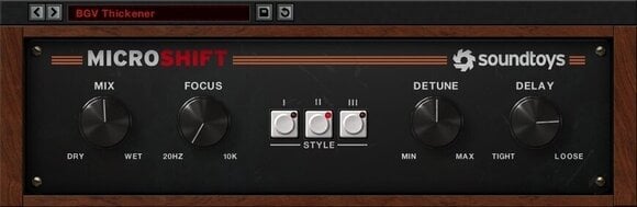 Studio software plug-in effect SoundToys MicroShift 5 (Digitaal product) - 1
