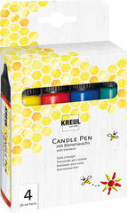 Huopakynä Kreul Candle Pen Set Mustepatruuna 4 kpl