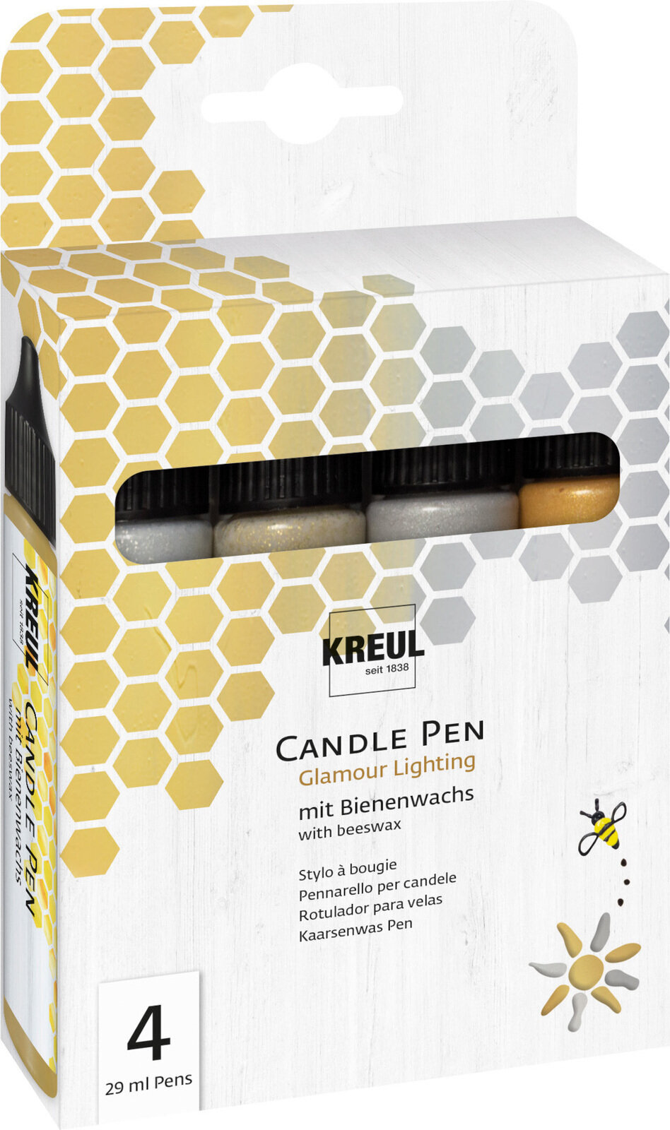 Filctollak Kreul Candle Pen Glamour Lighting Set