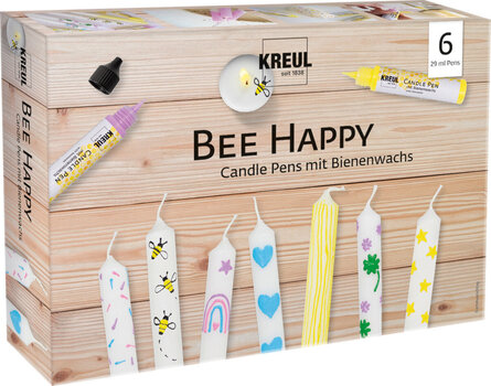 Pixur cu pâslă Kreul Candle Pen Bee Happy Set - 1