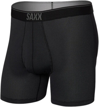 Fitnessondergoed SAXX Quest Boxer Brief Black II XS Fitnessondergoed - 1