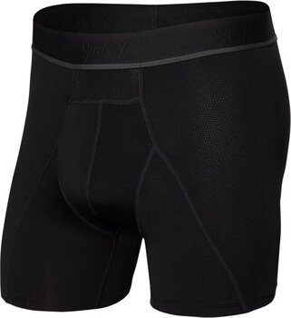 Fitness spodní prádlo SAXX Kinetic Boxer Brief Blackout XS Fitness spodní prádlo - 1