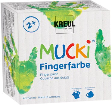 Fingerfarbe Kreul Fingerfarbe 4 x 150 ml - 1