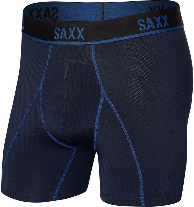 Levně SAXX Kinetic Boxer Brief Navy/City Blue XS Fitness spodní prádlo