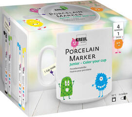 Felt-Tip Pen Kreul Porcelain Marker medium Junior Set Set of Ceramic Marker