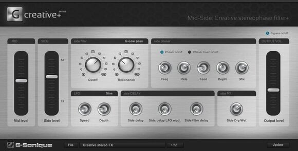 Tonstudio-Software Plug-In Effekt G-Sonique Mid-Side CSF+ (Digitales Produkt) - 1