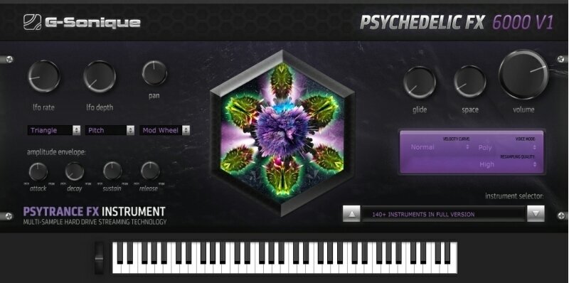 Studio software plug-in effect G-Sonique Psychedelic FX 6000V1 (Digitaal product)