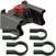 Torba rowerowa KLICKfix Handlebar Adapter Universal with Lock Black/Red