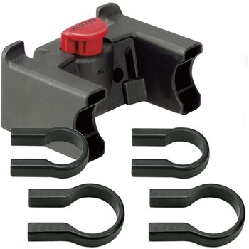 Fietstas KLICKfix Handlebar Adapter Universal Black/Red - 1
