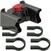 Kolesarske torbe KLICKfix Handlebar Adapter Universal Black/Red