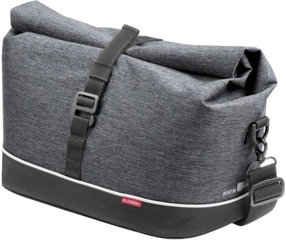 Kolesarske torbe KLICKfix Rackpack City Grey/Black 8 L - 1