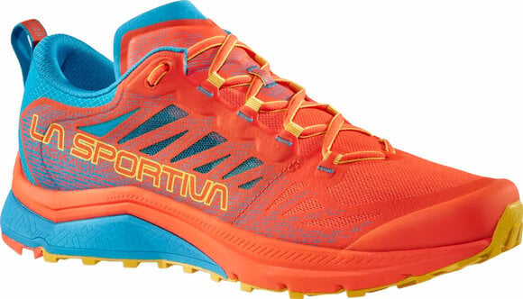 Трейл обувки за бягане La Sportiva Jackal II Cherry Tomato/Tropic Blue 42,5 Трейл обувки за бягане - 1