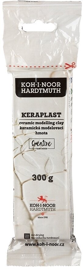 Самосъхнеща глина KOH-I-NOOR Modelling Clay White 300 g
