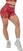 Fitness nohavice Nebbia High Waisted Leggings Shorts 5" Hammies Red L Fitness nohavice