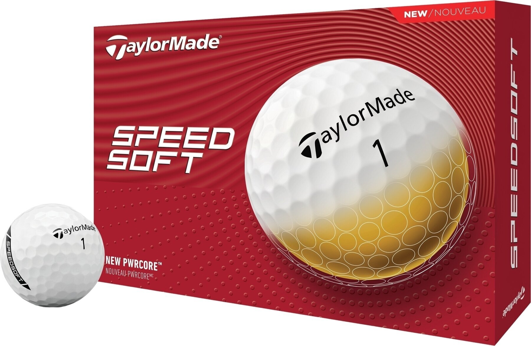 Piłka golfowa TaylorMade Speed Soft Golf Balls White